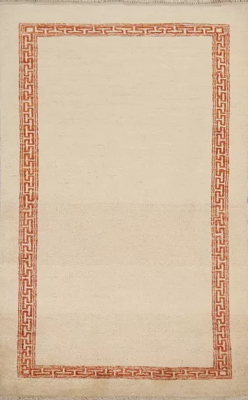 Handmade Gabbeh Kashkoli Oriental Rug 3x5