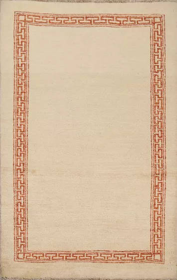 Handmade Gabbeh Kashkoli Oriental Rug 3x5