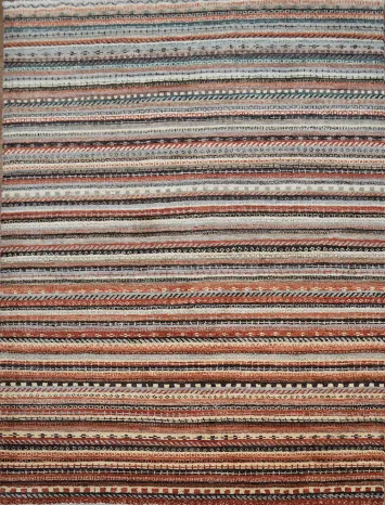 Striped Gabbeh Kashkoli Oriental Area Rug 5x7