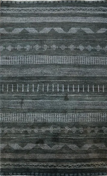 Tribal Gabbeh Kashkoli Oriental Area Rug 4x6