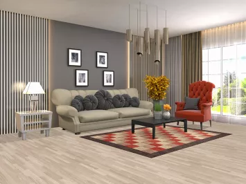 Checkered Gabbeh Kashkoli Oriental Rug 5x7