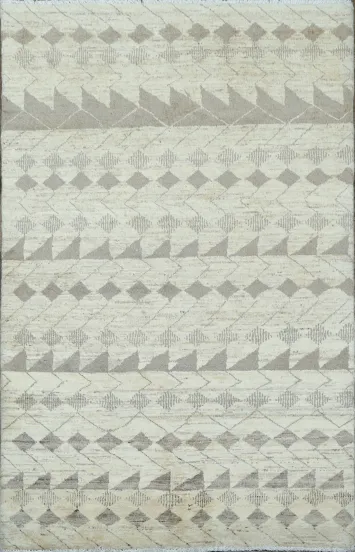 Geometric Gabbeh Kashkoli Oriental Area Rug 4x6