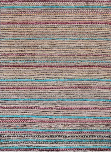 Handmade Gabbeh Kashkoli Oriental Rug 5x7