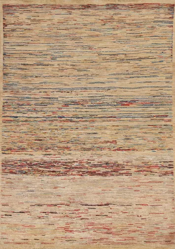 Handmade Gabbeh Kashkoli Oriental Rug 6x8