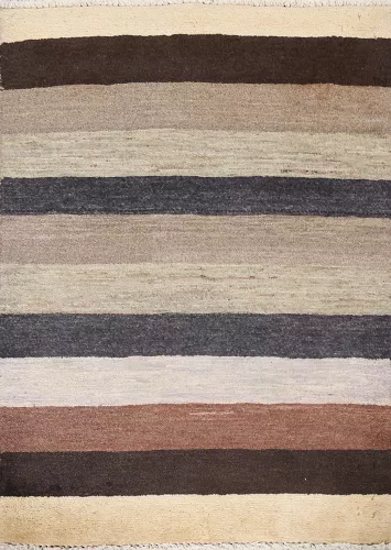 Striped Gabbeh Kashkoli Oriental Rug 2x3