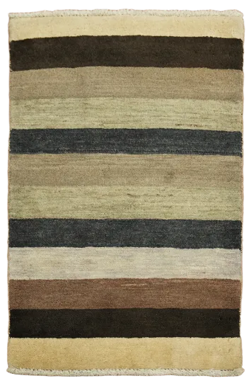 Striped Gabbeh Kashkoli Oriental Rug 2x3