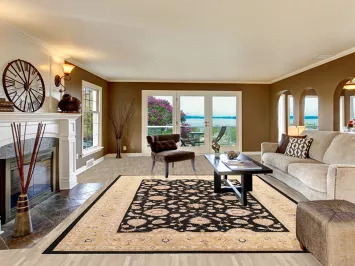 Vegetable Dye Chobi Peshawar Oriental Area Rug 9x12