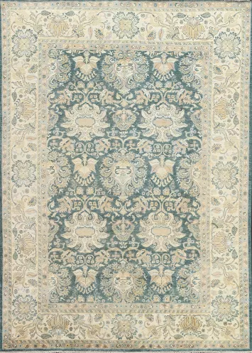 Vegetable Dye Ziegler Oriental Handmade Wool Rug 7x9