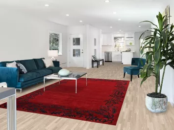 Red Gabbeh Kashkoli Oriental Area Rug 6x10