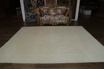 Vegetable Dye Muted Oushak Oriental Area Rug 9x11