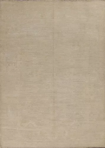 Vegetable Dye Muted Oushak Handmade Turkish Rug 8x10