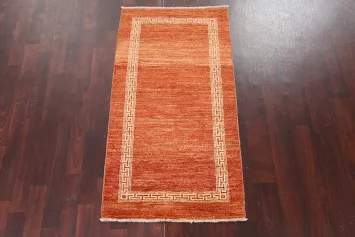 Handmade Gabbeh Kashkoli Oriental Runner Rug 2x5