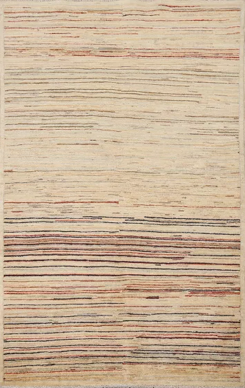 Handmade Gabbeh Kashkoli Oriental Area Rug 3x5