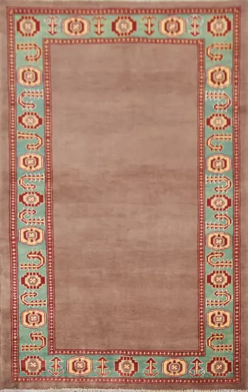 Brown Gabbeh Kashkoli Oriental Handmade Rug 3x5