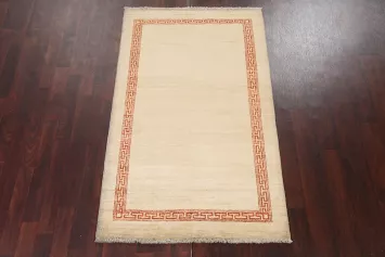 Handmade Gabbeh Kashkoli Oriental Wool Rug 3x5
