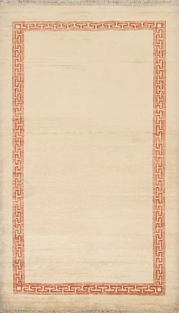 Handmade Gabbeh Kashkoli Oriental Wool Rug 3x5