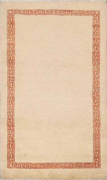 Handmade Wool Gabbeh Kashkoli Oriental Rug 3x5