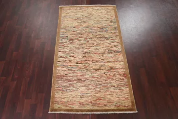 Contemporary Gabbeh Kashkoli Oriental Area Rug 4x7