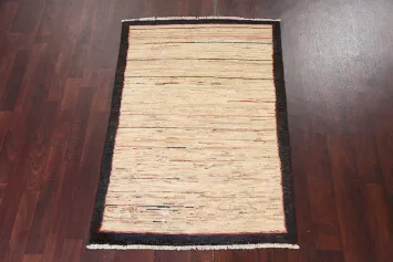 Handmade Gabbeh Kashkoli Oriental Area Rug 3x5