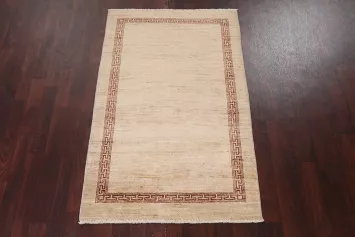 Handmade Gabbeh Kashkoli Oriental Wool Rug 3x5