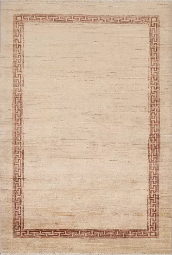 Handmade Gabbeh Kashkoli Oriental Wool Rug 3x5