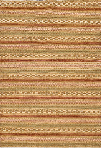 Handmade Gabbeh Kashkoli Oriental Wool Rug 4x6