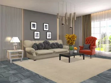 Vegetable Dye Oushak Oriental Area Rug 8x10