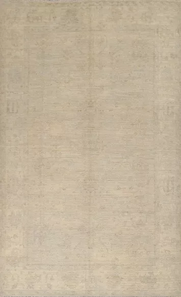 Vegetable Dye Wool Oushak Oriental Turkish Rug 7x10