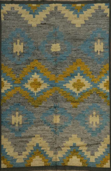 Handmade Wool Moroccan Oriental Rug 8x10