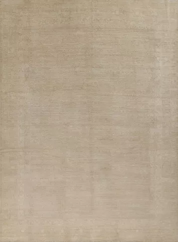 Vegetable Dye Muted Oushak Handmade Turkish Rug 8x10