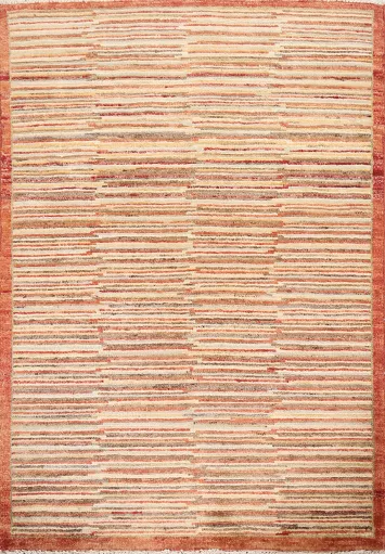 Striped Gabbeh Kashkoli Oriental Handmade Rug 3x4