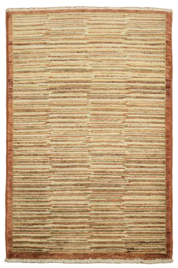 Striped Gabbeh Kashkoli Oriental Handmade Rug 3x4