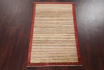 Handmade Gabbeh Kashkoli Oriental Rug 3x5