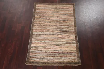Handmade Gabbeh Kashkoli Oriental Rug 3x5