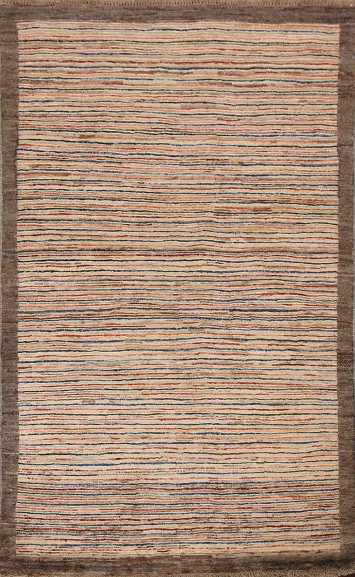 Handmade Gabbeh Kashkoli Oriental Rug 3x5