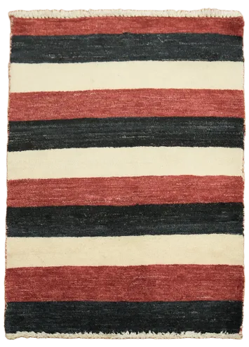 Striped Gabbeh Kashkoli Oriental Handmade Rug 2x3