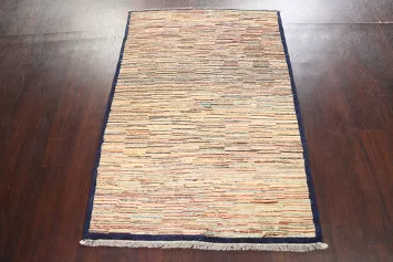 Handmade Gabbeh Kashkoli Oriental Area Rug 3x5