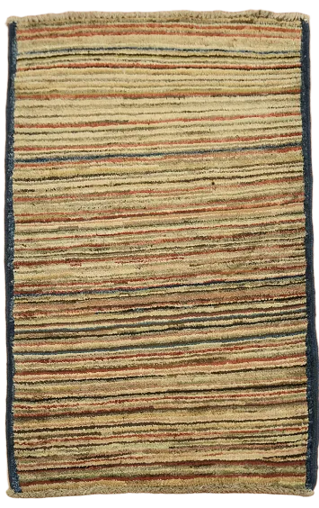 Striped Gabbeh Kashkoli Oriental Handmade Rug 2x3