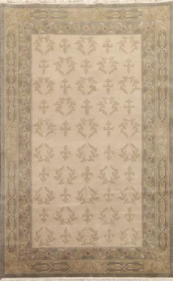 Vegetable Dye Nepalese Oriental Handmade Rug 6x9