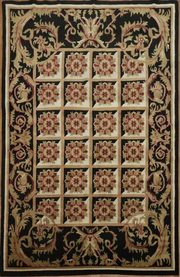 Vegetable Dye Nepalese Oriental Wool Rug 6x9