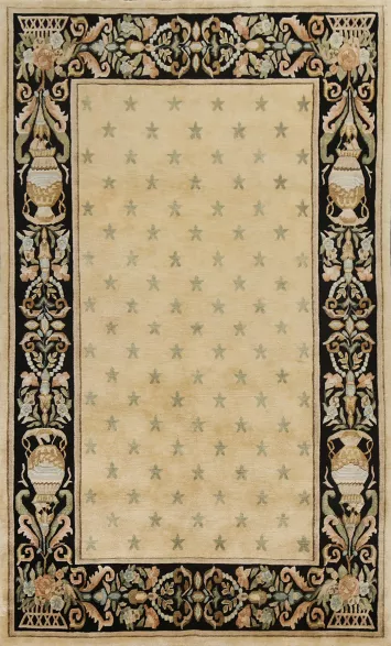 Handmade Wool Nepalese Oriental Area Rug 6x9