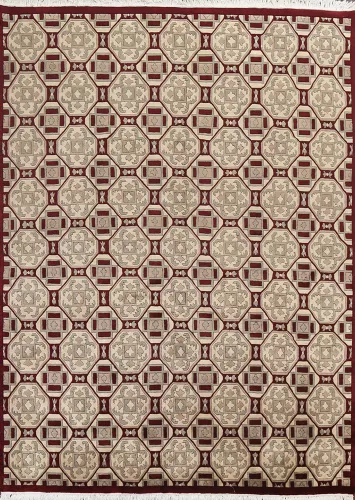 Vegetable Dye Nepalese Oriental Handmade Rug 8x10