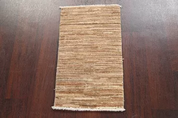 Handmade Gabbeh Kashkoli Oriental Wool Rug 1x2