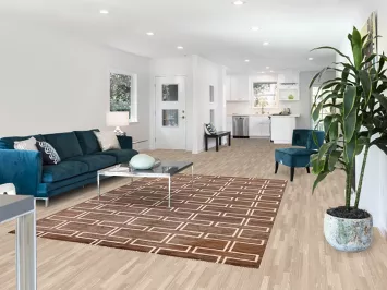 Brown Wool Gabbeh Persian Area Rug 6x9