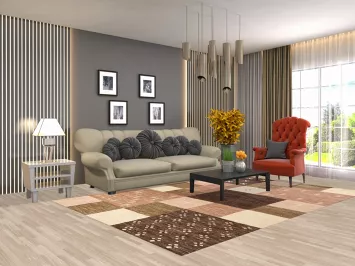 Handmade Wool Gabbeh Persian Area Rug 7x10