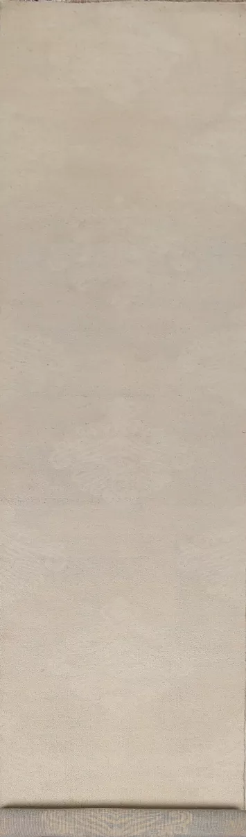 Neutral Vegetable Dye Oushak Oriental Runner Rug 2x14