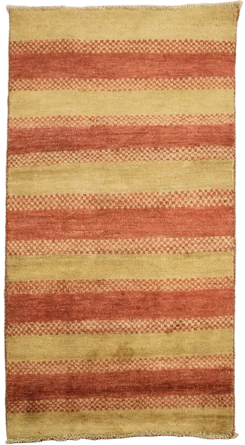 Striped Gabbeh Kashkoli Oriental Rug 3x5