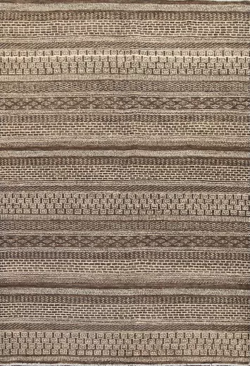 Striped Gabbeh Kashkoli Oriental Area Rug 6x8