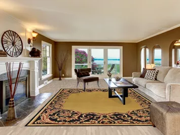 Vegetable Dye Nepalese Oriental Area Rug 9x12