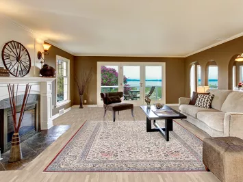 Vegetable Dye Nain Toodeshk Persian Area Rug 8x12